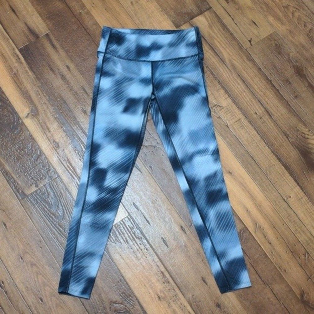 Athleta Leggings Chaturanga Alpine Black White